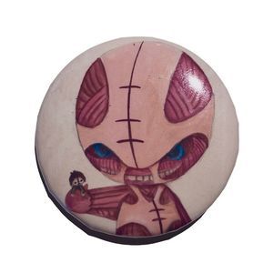 Attack On Titan Colossus Titan Button Pin